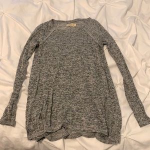 Hollister gray xsmall long sleeve top